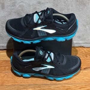Brooks Women’s Pure Flow 2 Black Running Shoes Sneakers Size 7.5 1201011B022